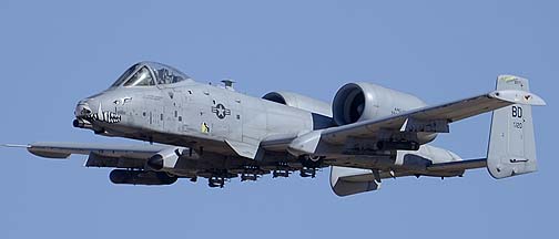Fairchild-Republic A-10A Thunderbolt II (Warthog) 79-0120 of the 47th Fighter Squadron Terrible Termites, February 2, 2012